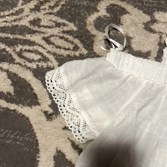 A.Byer white sheer top. New.  Super cute and soft. - Picture 2 of 4